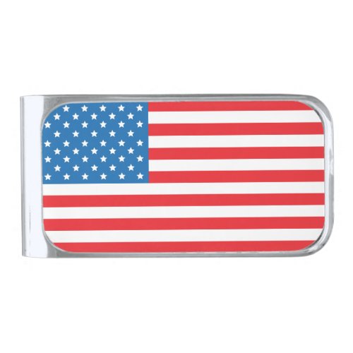 American flag money clip