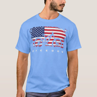American Flag MTB Mountain Bike Apparel - Mountain T-Shirt