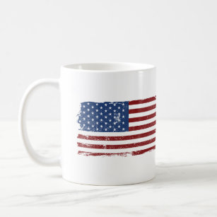 Mug Coffee Mug Usa Flag Novelty Cup For Women Men Usa Flag Travel Mug Gift  - Temu