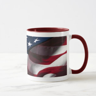 American Flag Mug