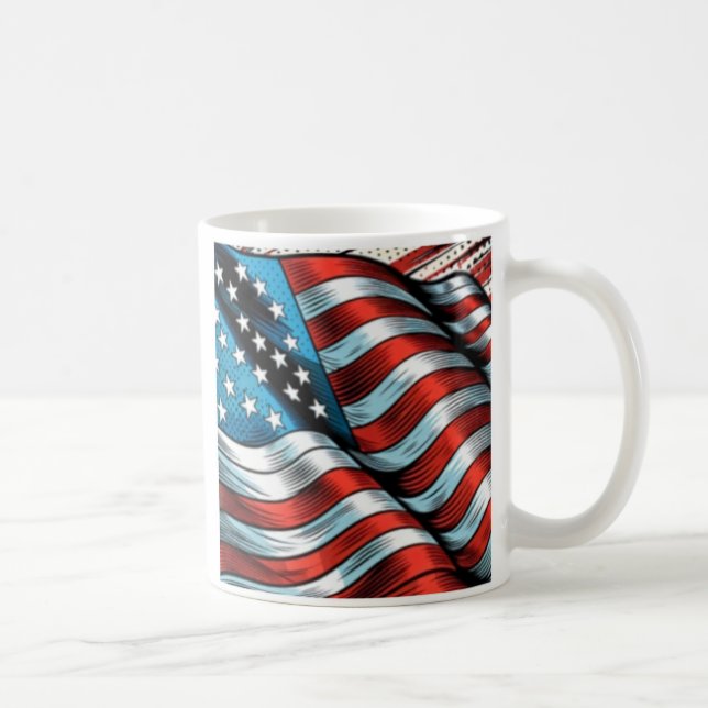 American Flag Mug (Right)