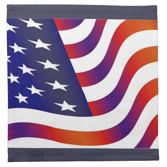 American Flag Napkin (Front)