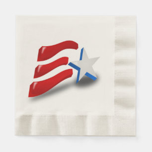 AMERICAN FLAG NAPKINS