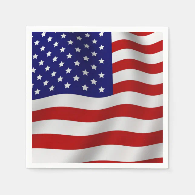 American Flag Napkins Zazzle