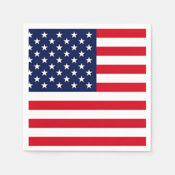 American Flag Napkins by NatureTales at Zazzle