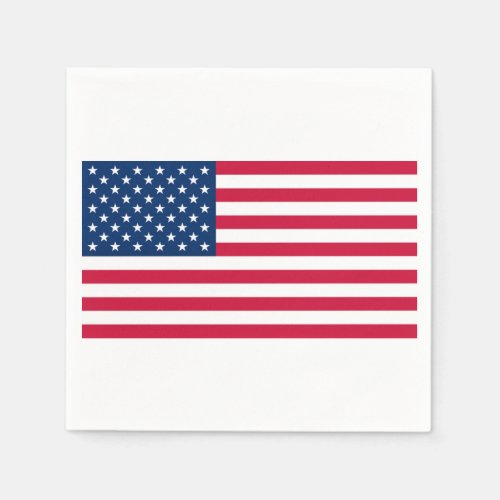 American Flag Napkins USA