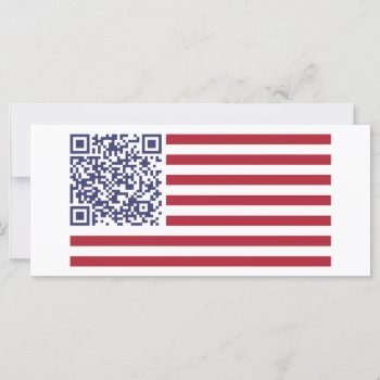 American Flag National Anthem Qr Code by The_Shirt_Yurt at Zazzle