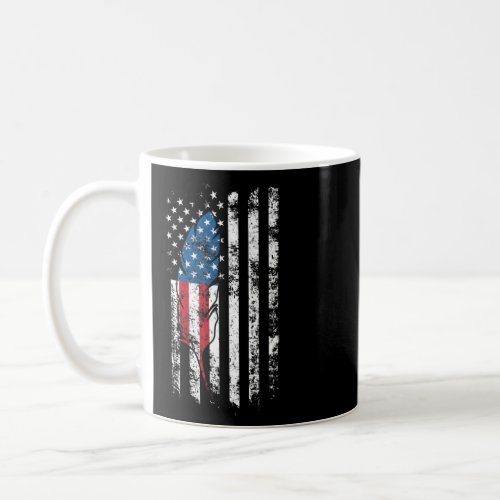 American Flag Native Tribe Feather Pride Happy 4th Coffee Mug