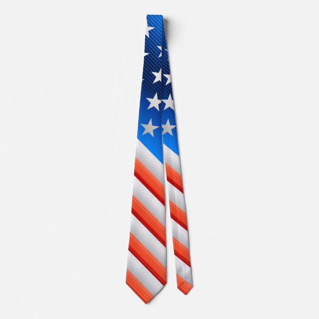 American Flag Neck Tie (Front)