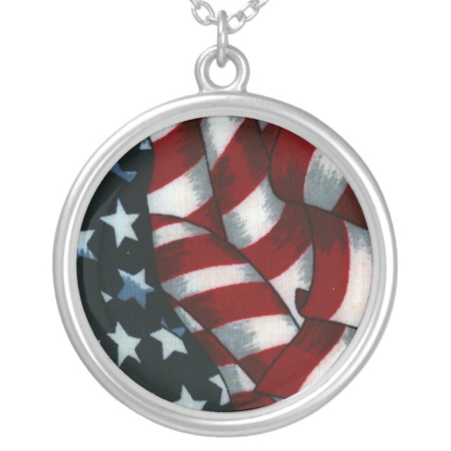 American Flag Necklace (Front)