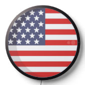 American FLAG night light  LED Sign (Lights Off)