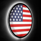 American FLAG night light  LED Sign (Angle)
