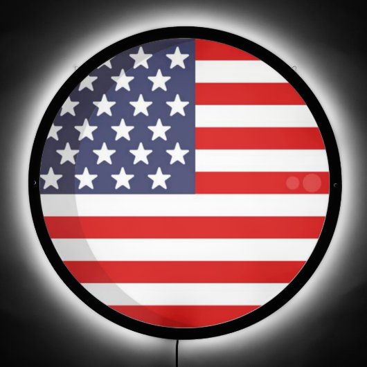 American FLAG night light  LED Sign (Front)