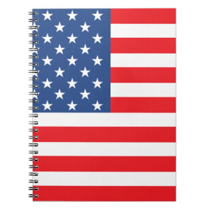 American Flag Notebook