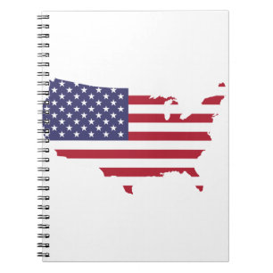 american flag notebook
