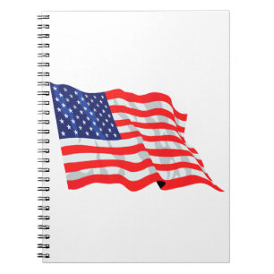 American flag  notebook