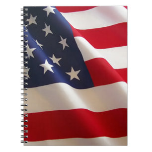 American Flag Notebook