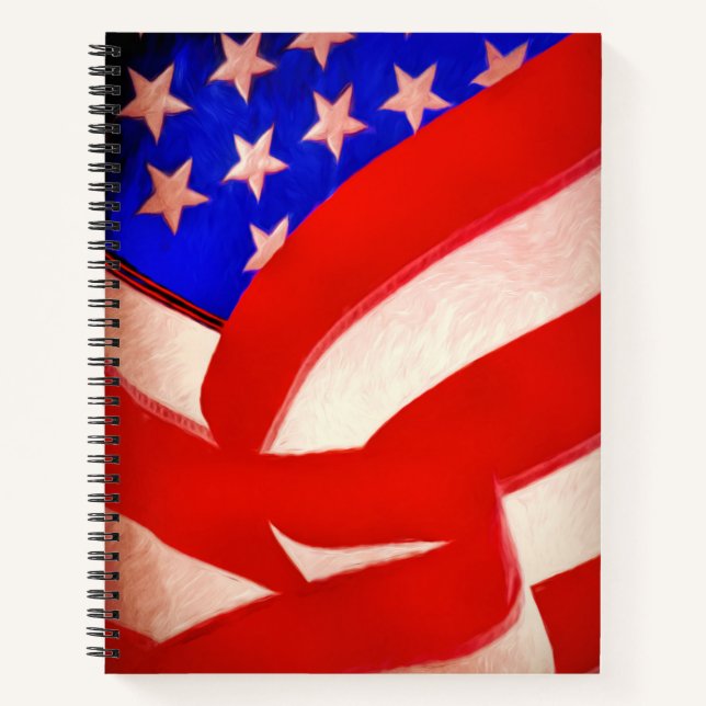 American Flag Notebook (Front)