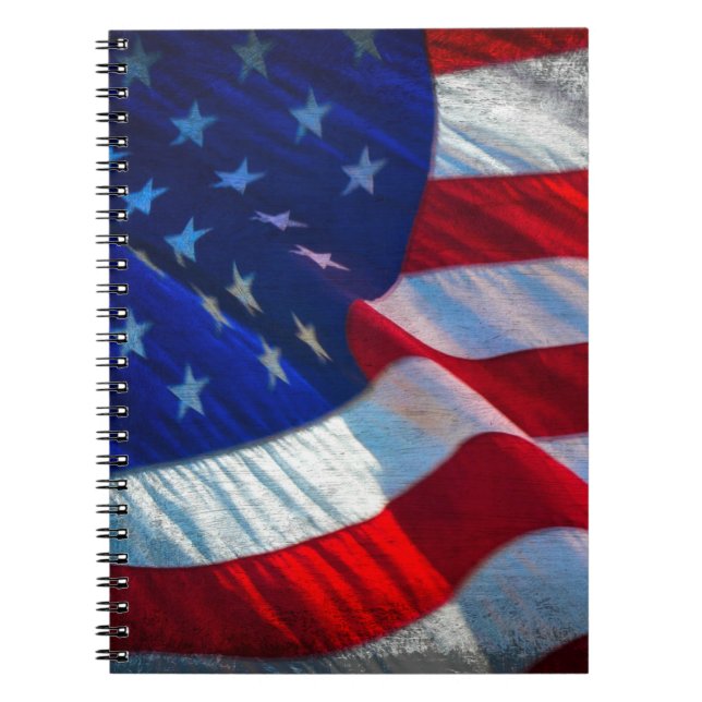 American Flag Notebook (Front)