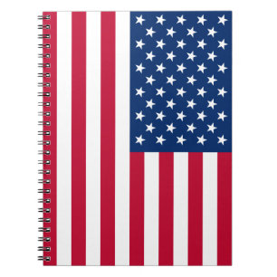 American Flag Notebook