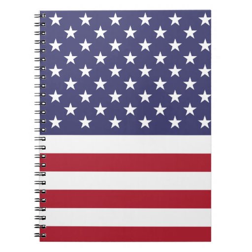 American Flag Notebooks | Zazzle