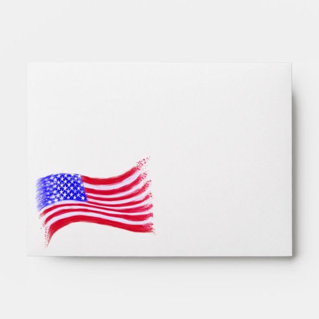American Flag Notecard Envelopes (Front)