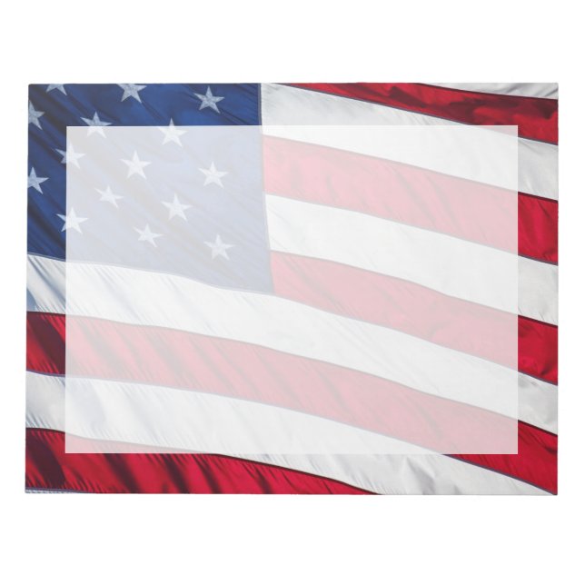 American Flag Notepad (Front)
