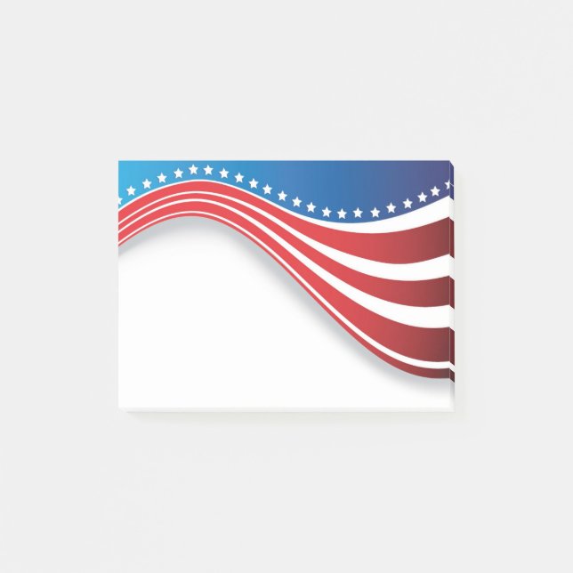 American flag notes (Front)