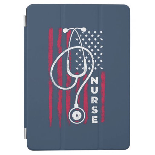 American Flag Nurse, Nurse Gift Ideas   iPad Air Cover