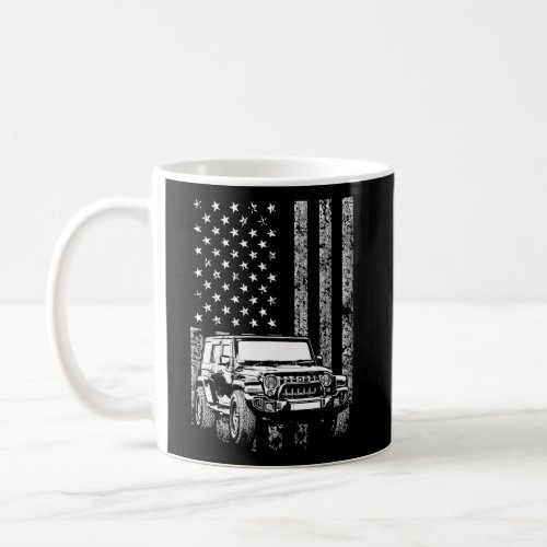 American Flag Offroad Vehicle Off Road Birthday Gi Coffee Mug