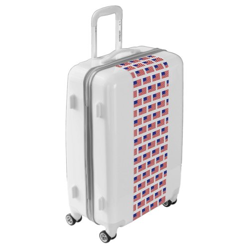 American Flag Olympic Games Sports Fans Patriotic Luggage