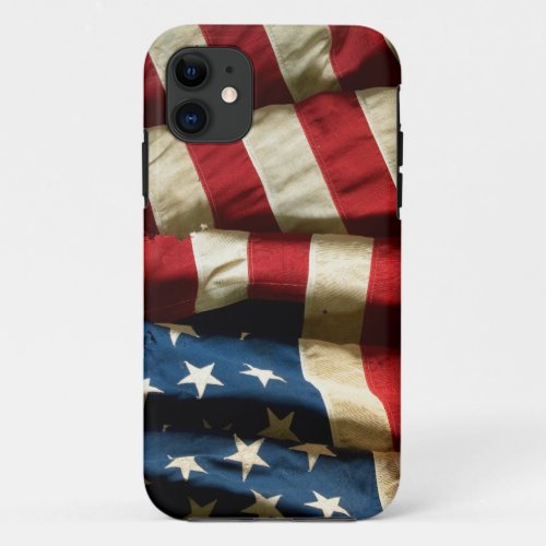 American flag on iPhone 5 Case_Mate Barely Thereâ iPhone 11 Case