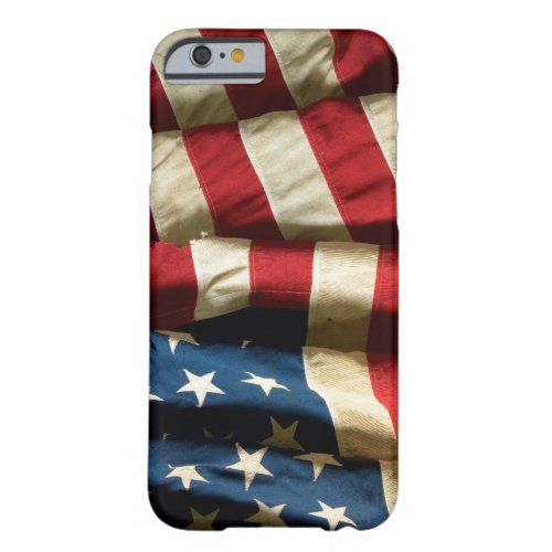 American flag on iPhone 6 ID Barely There iPhone 6 Case