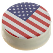 American Flag Oreo Cookies - One Dozen (Angled)