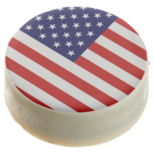 American Flag Oreo Cookies - One Dozen (Angled)