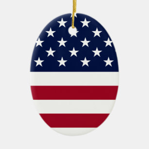 American Flag Ornament