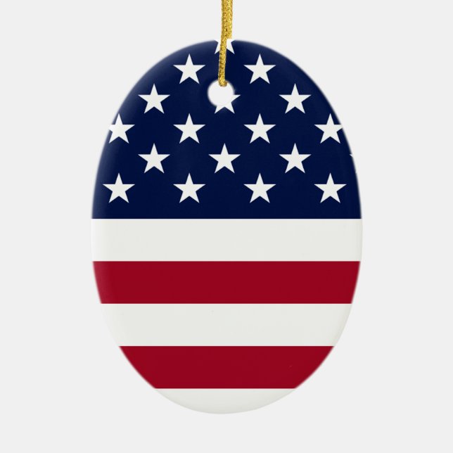 American Flag Ornament (Front)
