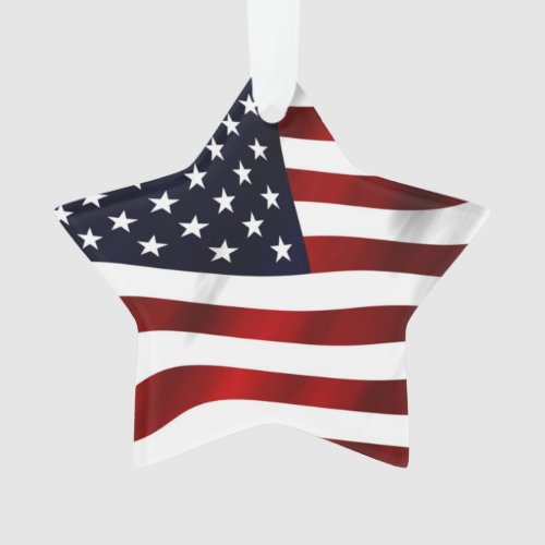 American Flag Ornament