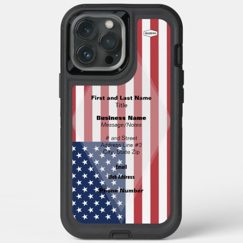 American Flag Otterbox Case  HAMbWG