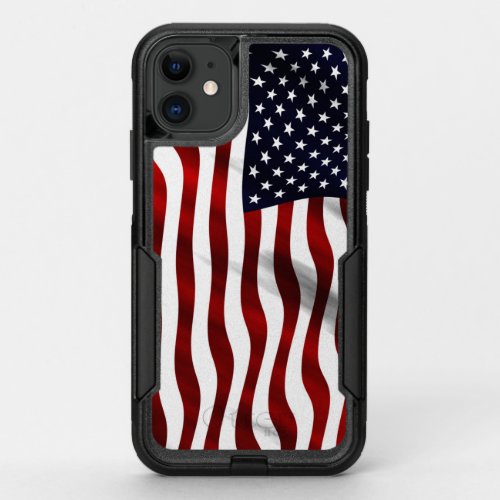 American Flag OtterBox Commuter iPhone 11 Case