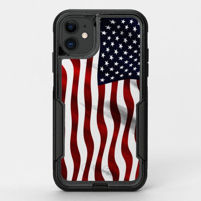 American Flag Otterbox iPhone Case (Back)