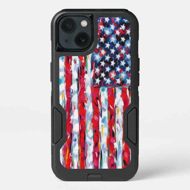 American Flag Otterbox iPhone Case (Back)