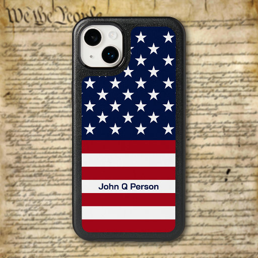 American Flag OtterBox iPhone 14 Plus Case