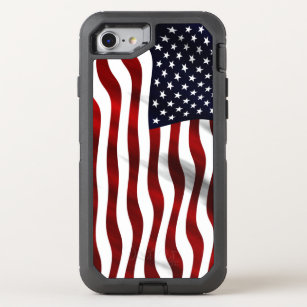 American Flag OtterBox Defender iPhone SE/8/7 Case