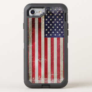 American flag OtterBox defender iPhone SE/8/7 case