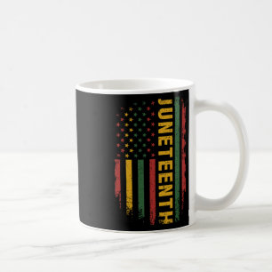 American Flag Pan African Colors For Celebrating J Coffee Mug