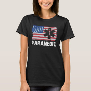 American Flag Paramedic T-Shirt