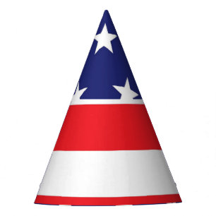 American Flag Party Hat Red White and Blue