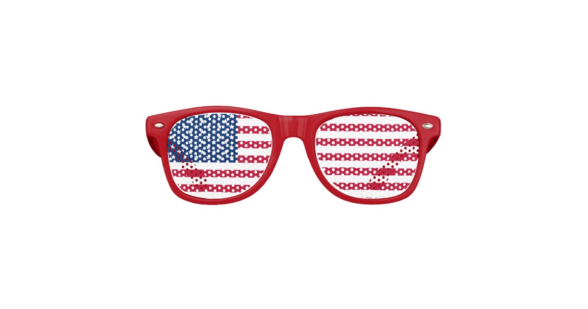 American Flag party shades | Zazzle