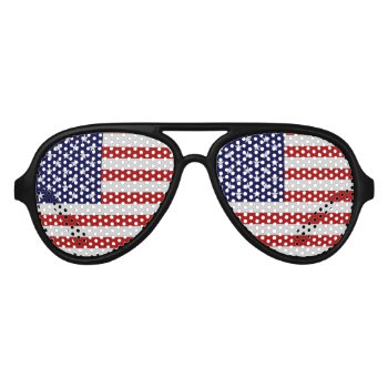 American Flag Party Shades Sunglasses by usadesignstore at Zazzle